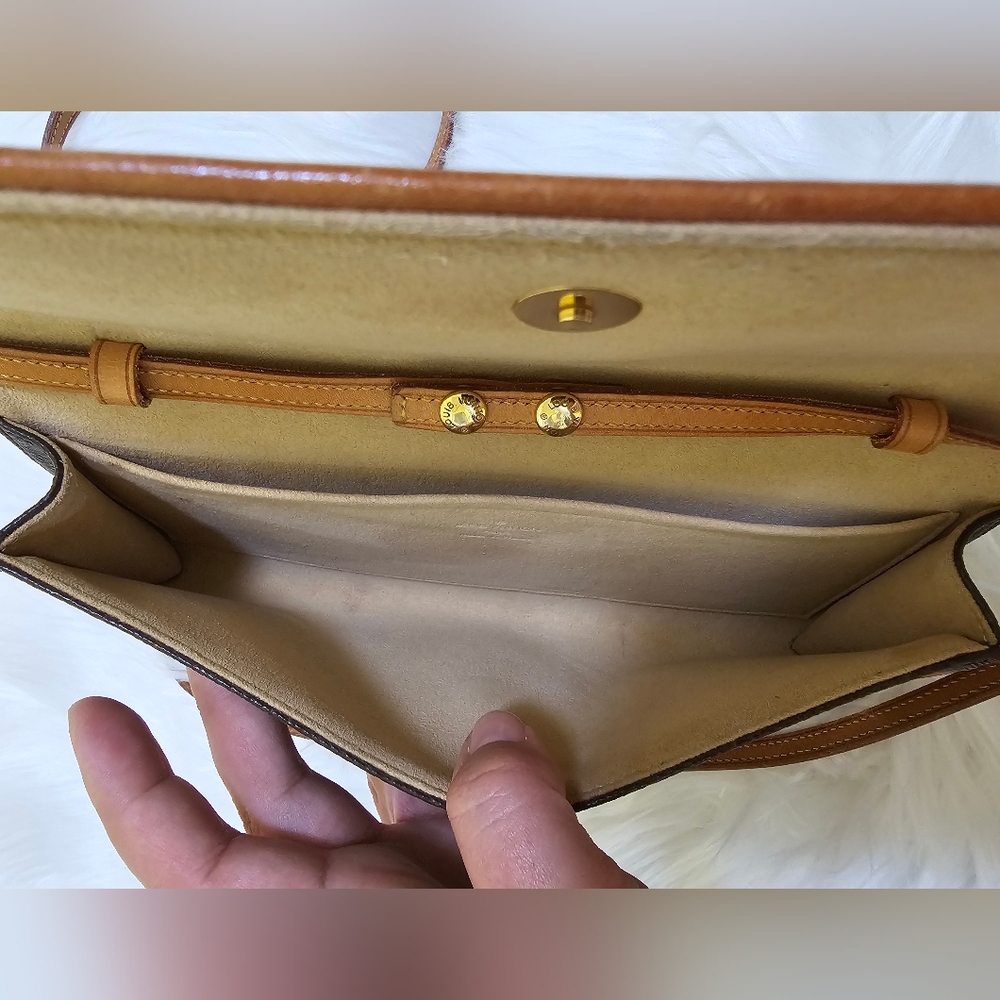 Louis Vuitton LV Shoulder Bag Pochette Twin GM Brown Monogram - Picture 13 of 17